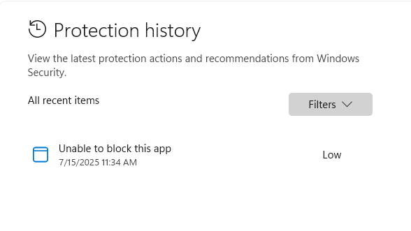 Windows Defender May Delete PowerShell Scripts