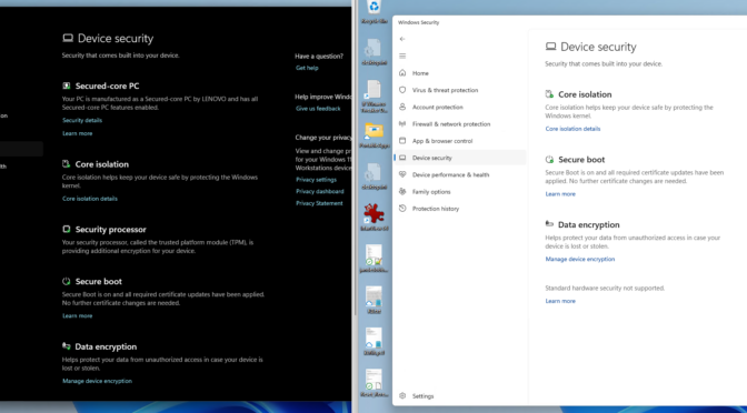 Evolving Windows Device Security Hardware