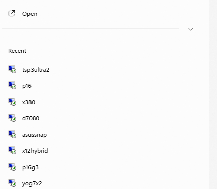 Remote Connection Name Cache Cleanup
