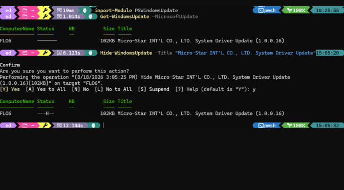 Incredibly Bogus MSI BIOS Update