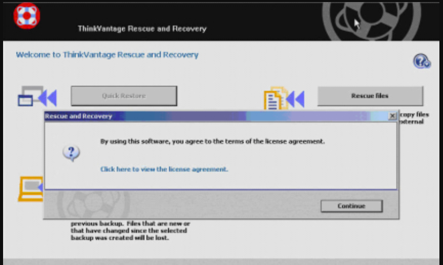 Lenovo Recovery UFD Works, But...